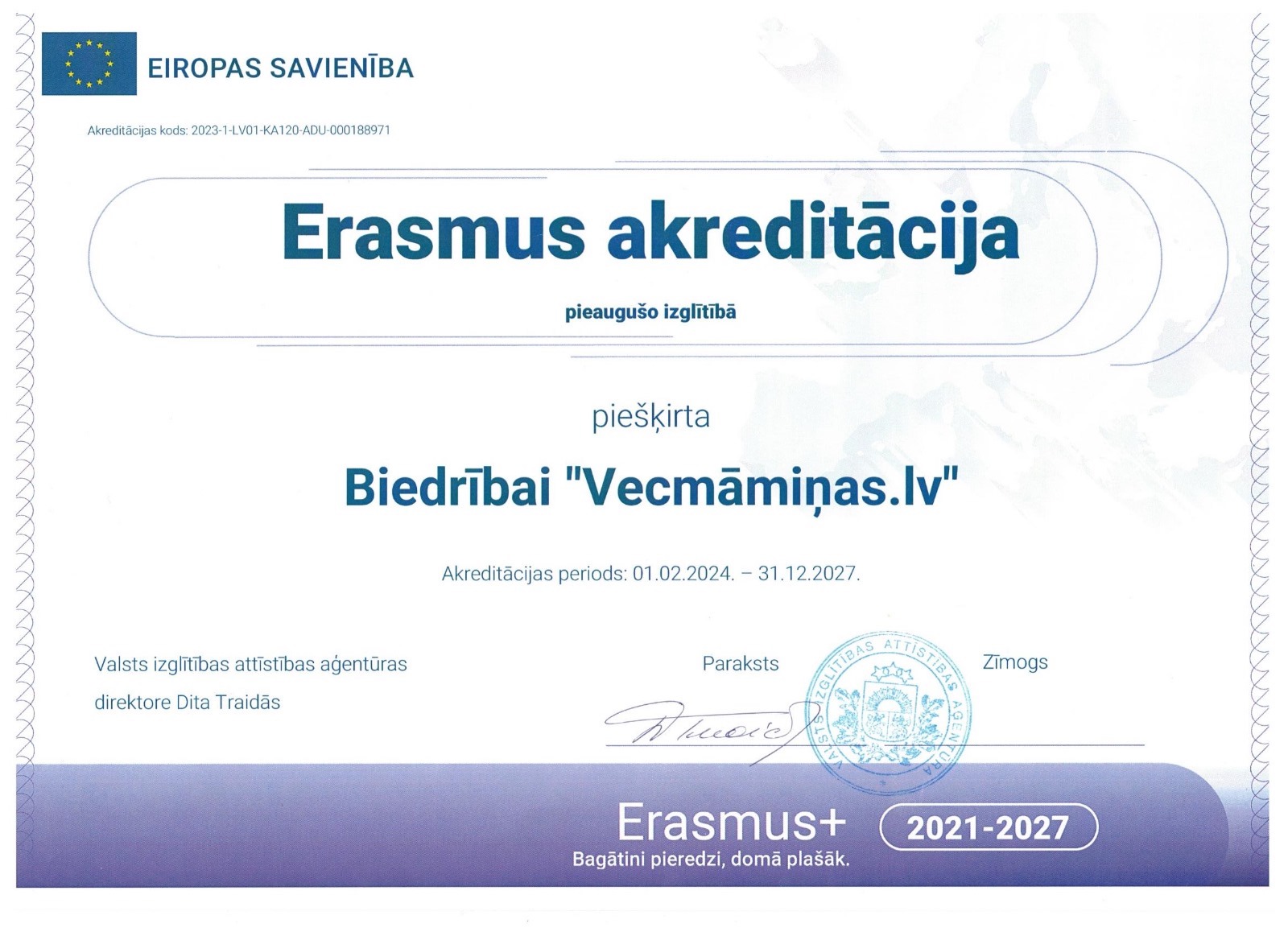 erasmus accreditation
