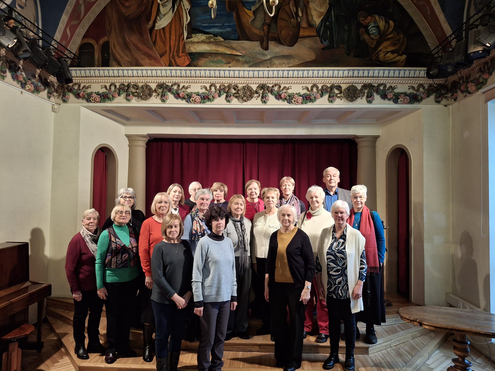 Trešās paaudzes universitātes nodarbība Eduarda Smiļģa Teātra muzejā